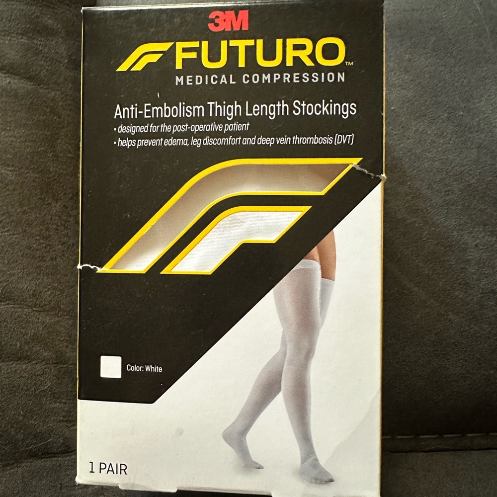 Anti-embolism thigh stockings